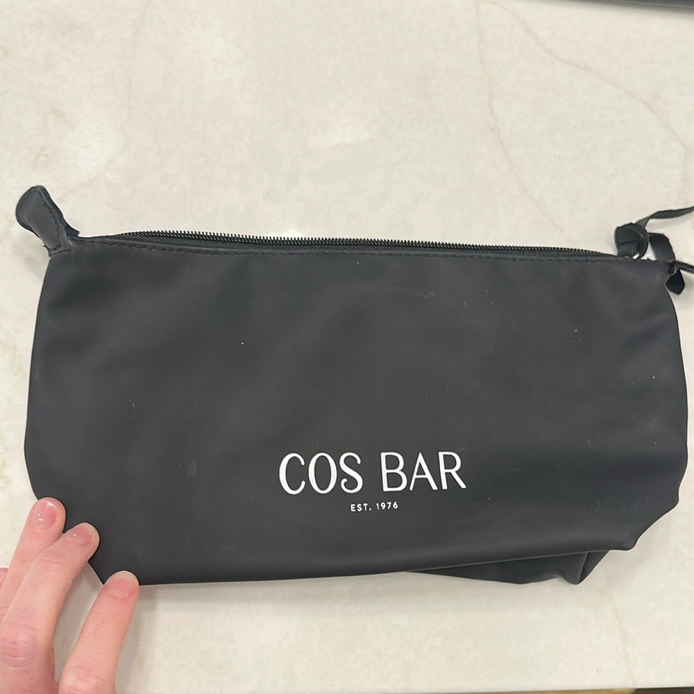 Cos Bar. Makeup bag. New/ never used. Black.